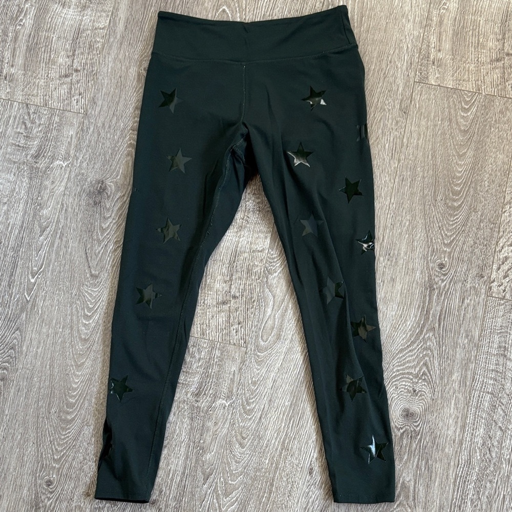 Jessica Simpson Black Star Leggings